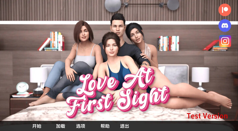 【初始/欧美SLG/动态/3C】一见钟情（Love at First Sight）V0.1 汉化中文[PC+安卓双端-2G/百度]-乃酱社 · 游戏站