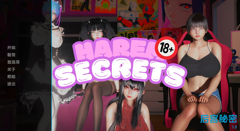 【亚洲风SLG/动态/汉化】后宫的秘密（Harem Secrets）V2.2 汉化中文[PC+安卓双端/2.80G/百度]-乃酱社 · 游戏站